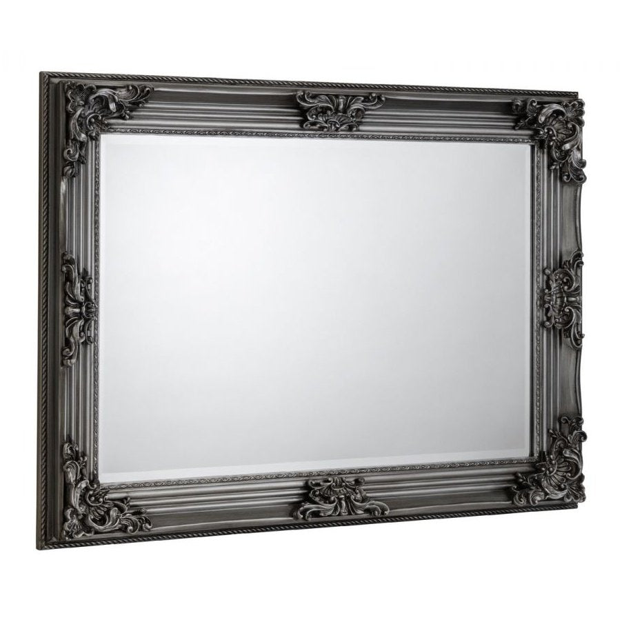 Rococo Pewter Wall Mirror