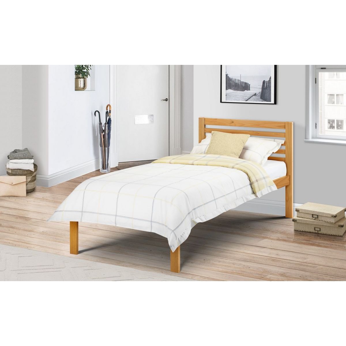 Slocum Bed - Antique Pine
