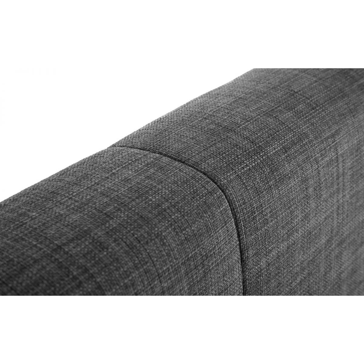 Sorrento High Headboard Bed - Slate Grey