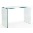 Amalfi Bent Glass Desk Julian Bowen