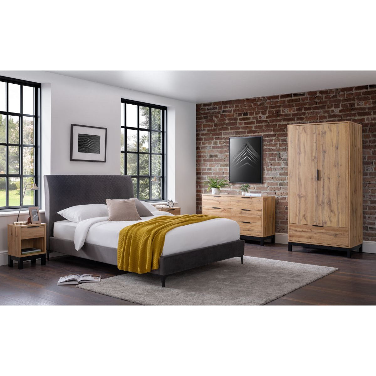 Bali 2 Drawer Bedside