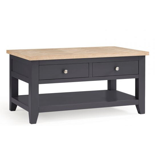 Bordeaux Extending Dining Table - Dark Grey