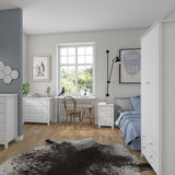 Florence 3 Drawer Bedside