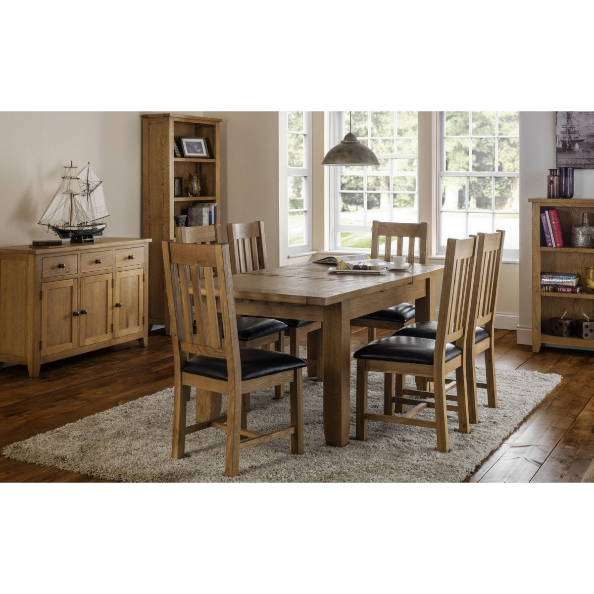 Astoria Extending Oak Dining Set