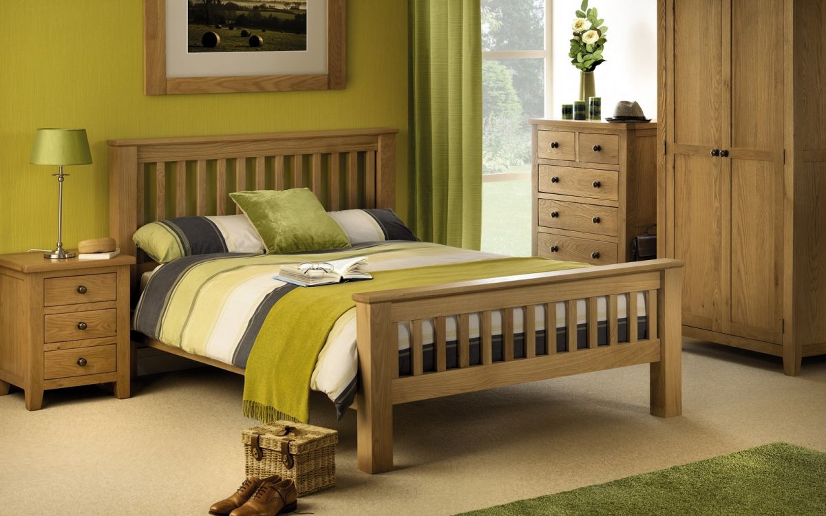 Marlborough Oak 7 Drawer Narrow Chest