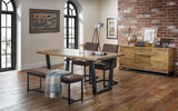 Brooklyn Dining Set - Upholstered Bench & 2 Chairs