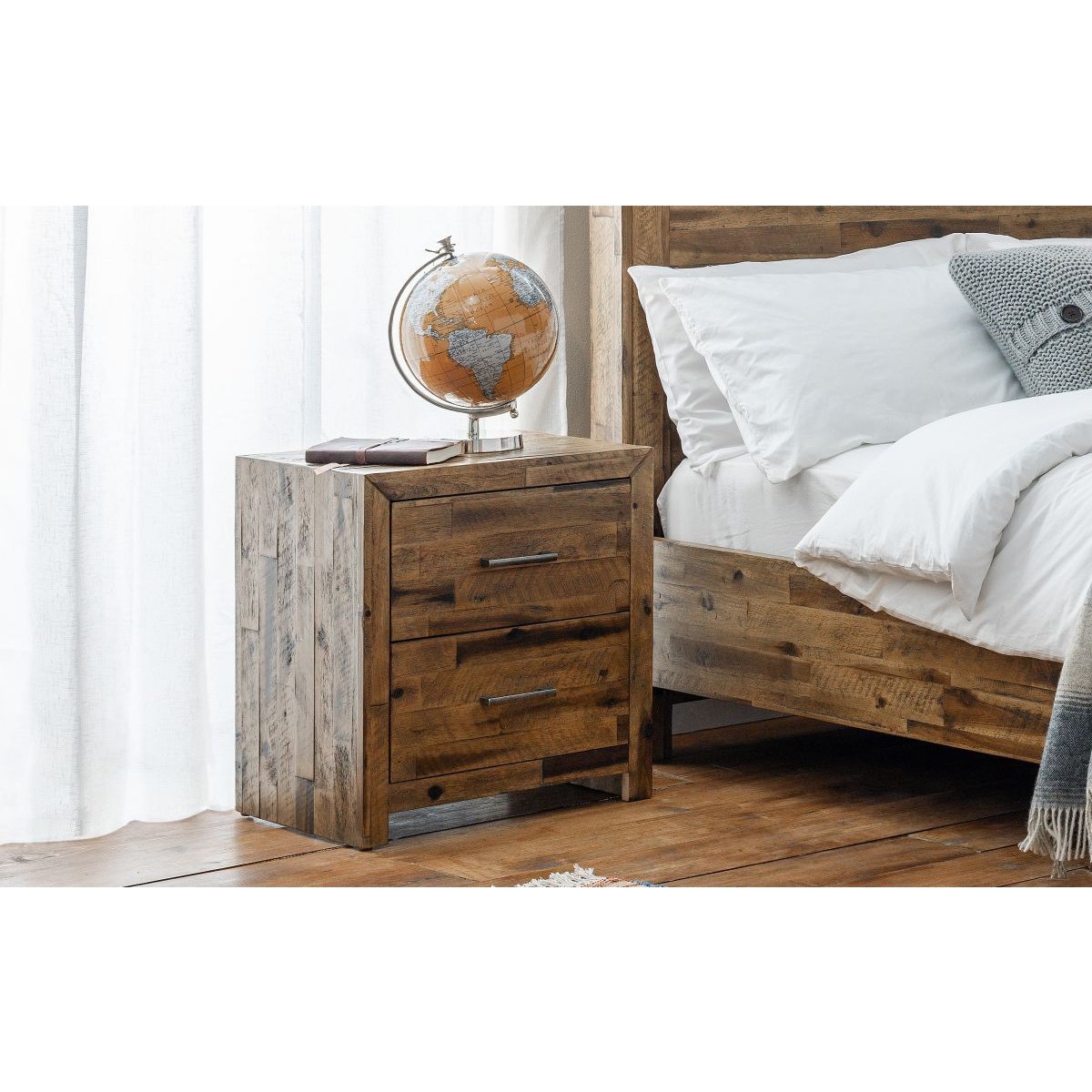 Hoxton 2 Drawer Bedside Lavesso