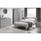 Manhattan 6 Drawer Wide Chest - Grey