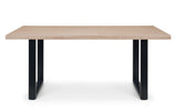 Berwick Dining Table & 6 Luxe Mustard Chairs