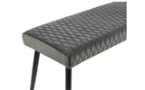Berwick Dining Table, Luxe Low Grey Bench & 2 Luxe Grey Chairs