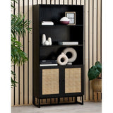 Padstow Tall Bookcase - Black