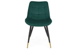 Findlay Square Dining Table & 4 Hadid Green Chairs