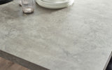 Miller Concrete Effect Dining Table, Soho Bench & 4 Soho Dining Chairs