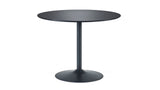 Nero Round Table & 4 Goya Antique Black Chairs