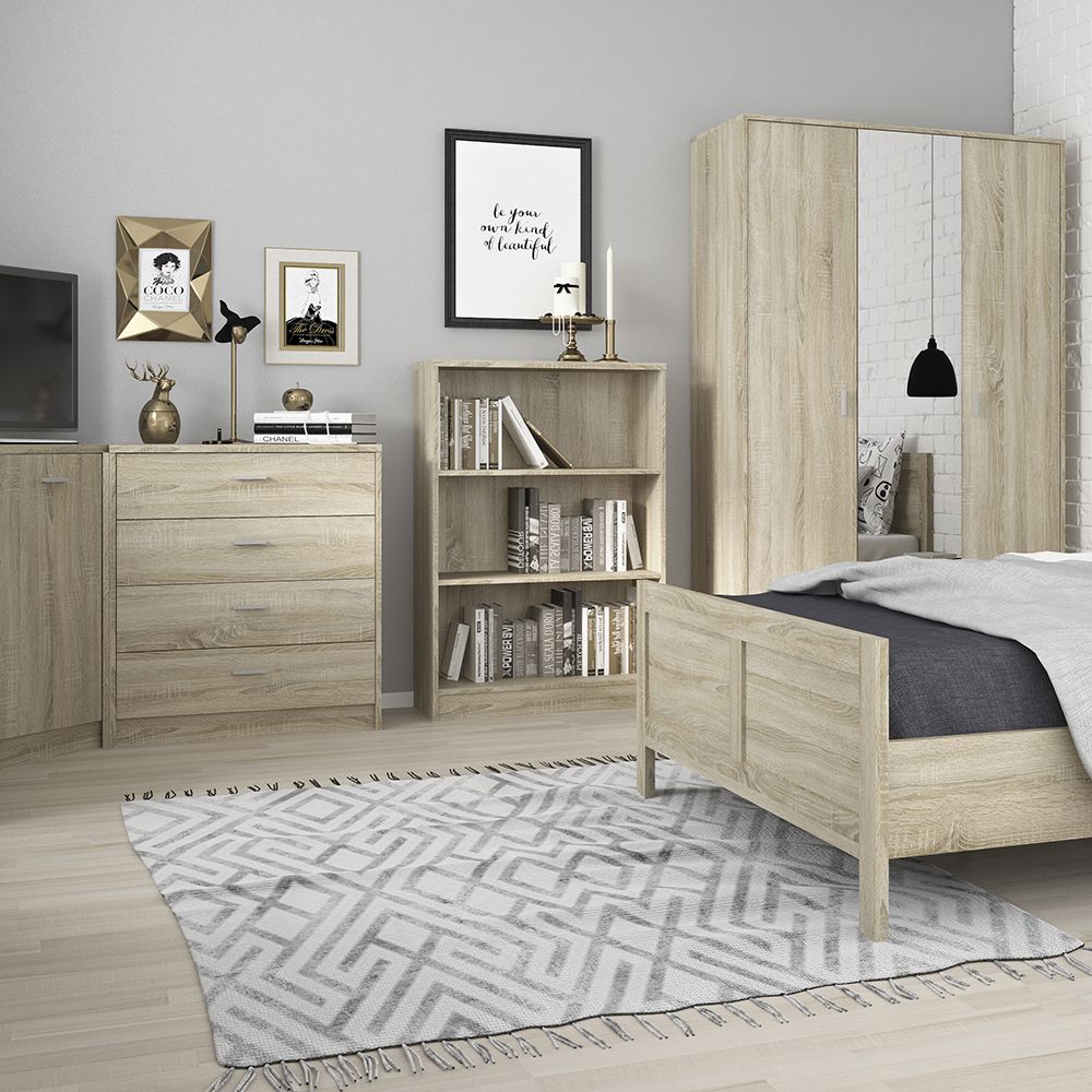 4 You Medium Wide Bookcase