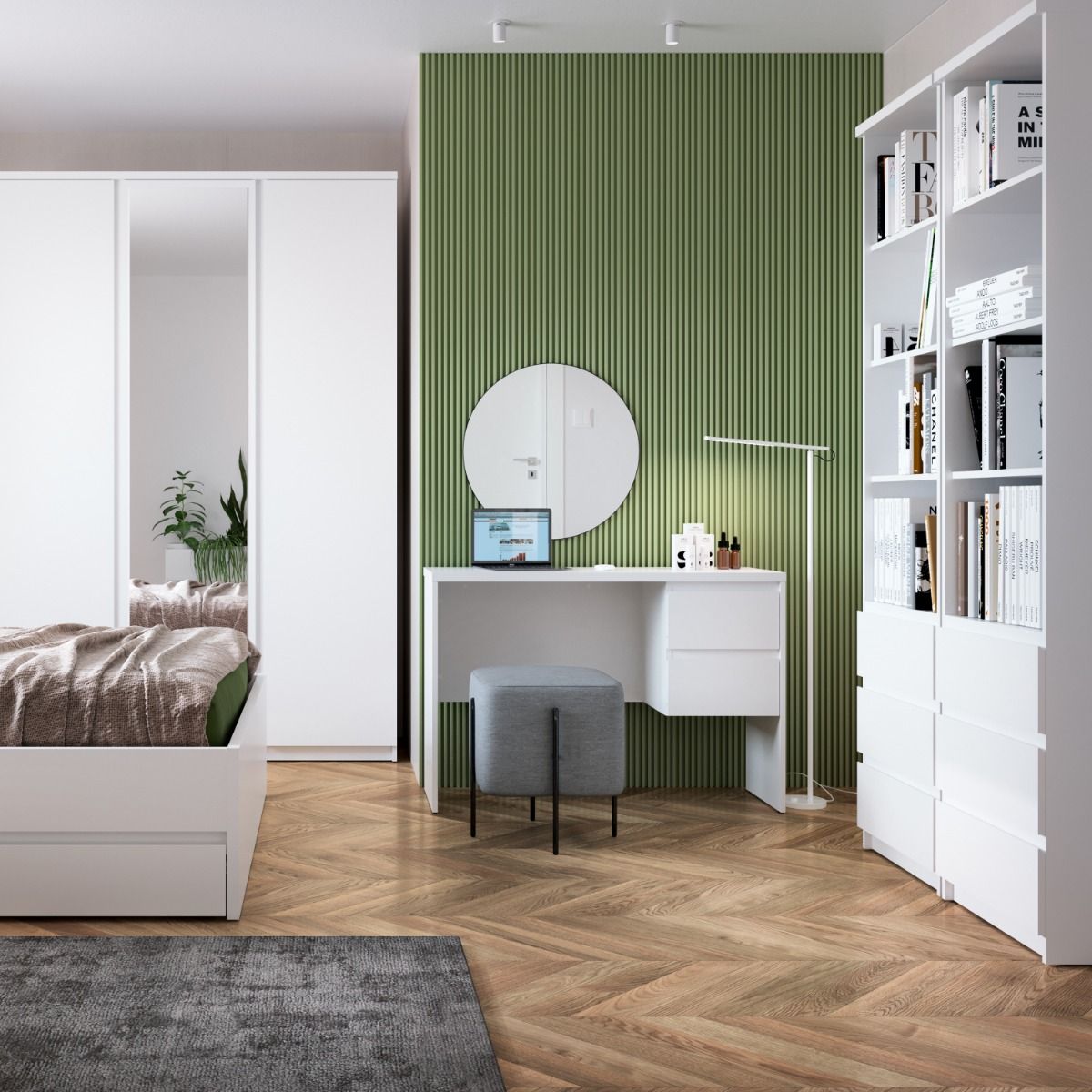 Fribo Desk 2 Drawer