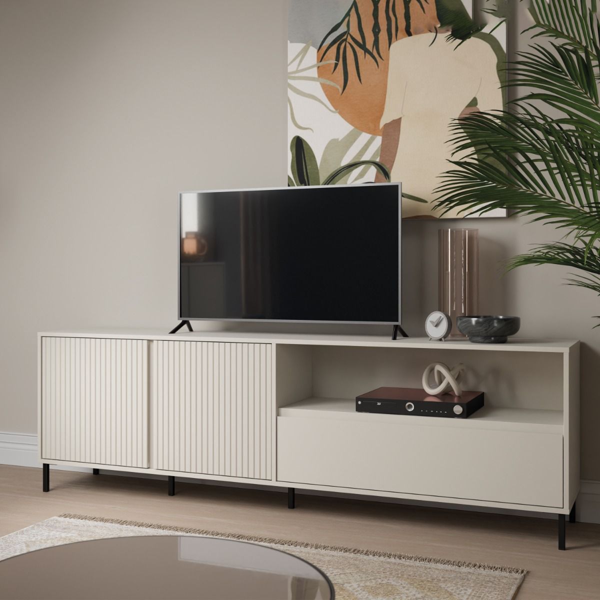 Avenale TV Cabinet 2 Door 1 Drawer