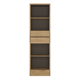 Shetland Tall Narrow 3 Drawer Bookcase