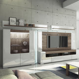 Toronto Low Glazed 2 Door Display Cabinet with Internal Shelves
