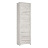 Angel Tall Narrow One Door 3 Drawer Narrow Cupboard
