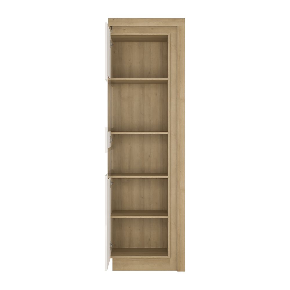 Lyon Tall Narrow Display Cabinet (LHD)