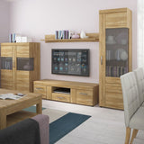 Cortina Tall Glazed Display Cabinet (RH)