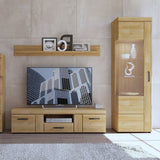 Cortina Tall Glazed Display Cabinet (LH)