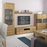 Cortina Tall Glazed Display Cabinet (LH)
