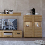 Cortina Low Wide Display Cabinet