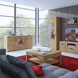 Cortina Tall Wide 2 Door Glazed Display Cabinet