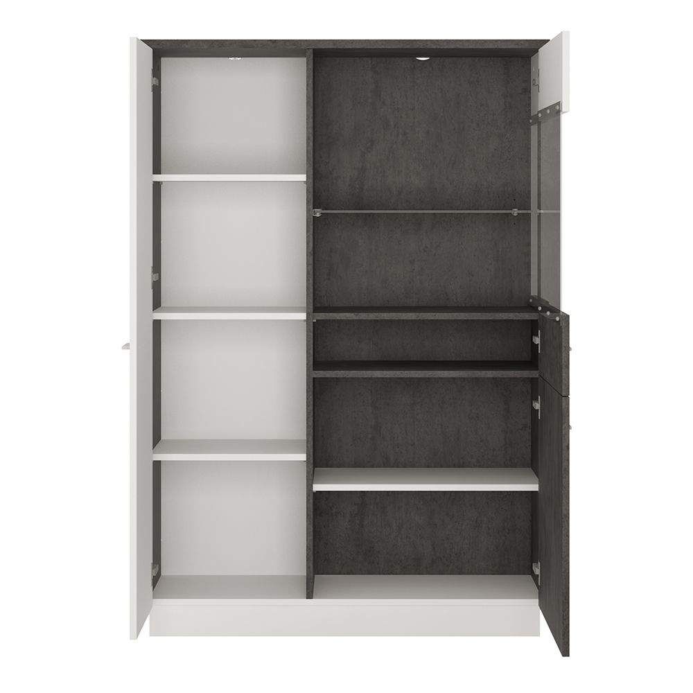 Zingaro Low Display Cabinet Right Hand