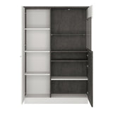 Zingaro Low Display Cabinet Right Hand