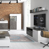 Zingaro Low Display Cabinet Left Hand