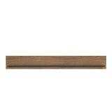 Brolo 167cm Wall Shelf in Walnut and Dark Panel Finish