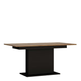 Brolo Extending Dining Table in Walnut and Dark Panel Finish 160-200cm