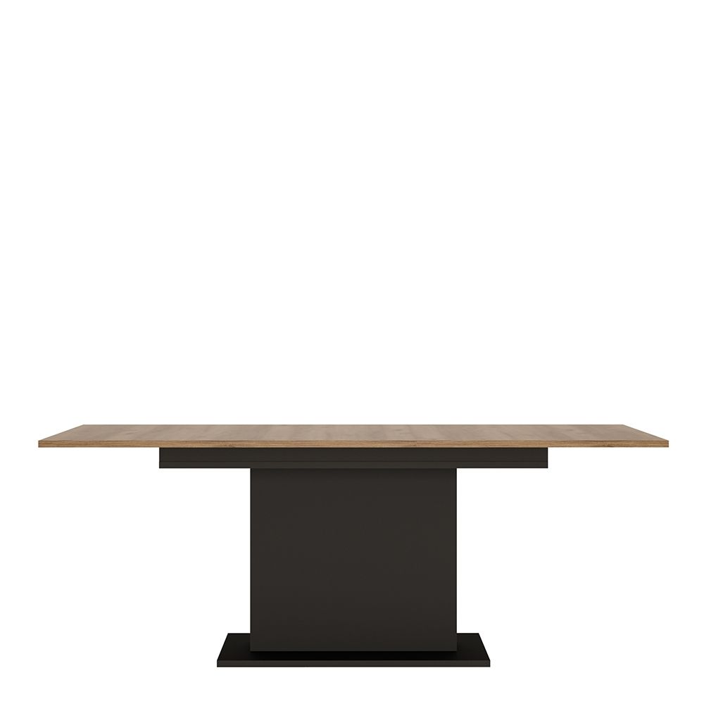 Brolo Extending Dining Table in Walnut and Dark Panel Finish 160-200cm