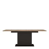 Brolo Extending Dining Table in Walnut and Dark Panel Finish 160-200cm