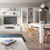 Fribo Tall 1 Door 3 Drawer Glazed Display Cabinet