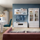 Fribo Tall 1 Door 3 Drawer Glazed Display Cabinet