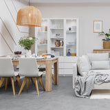 Fribo Tall 3 Drawer Bookcase in White