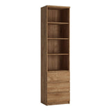 Fribo Tall Bookcase with 3 Drawers