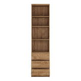 Fribo Tall Bookcase with 3 Drawers