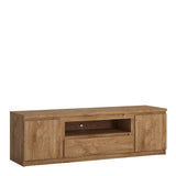 Fribo 166cm Wide TV Cabinet with 2 Doors and Drawer