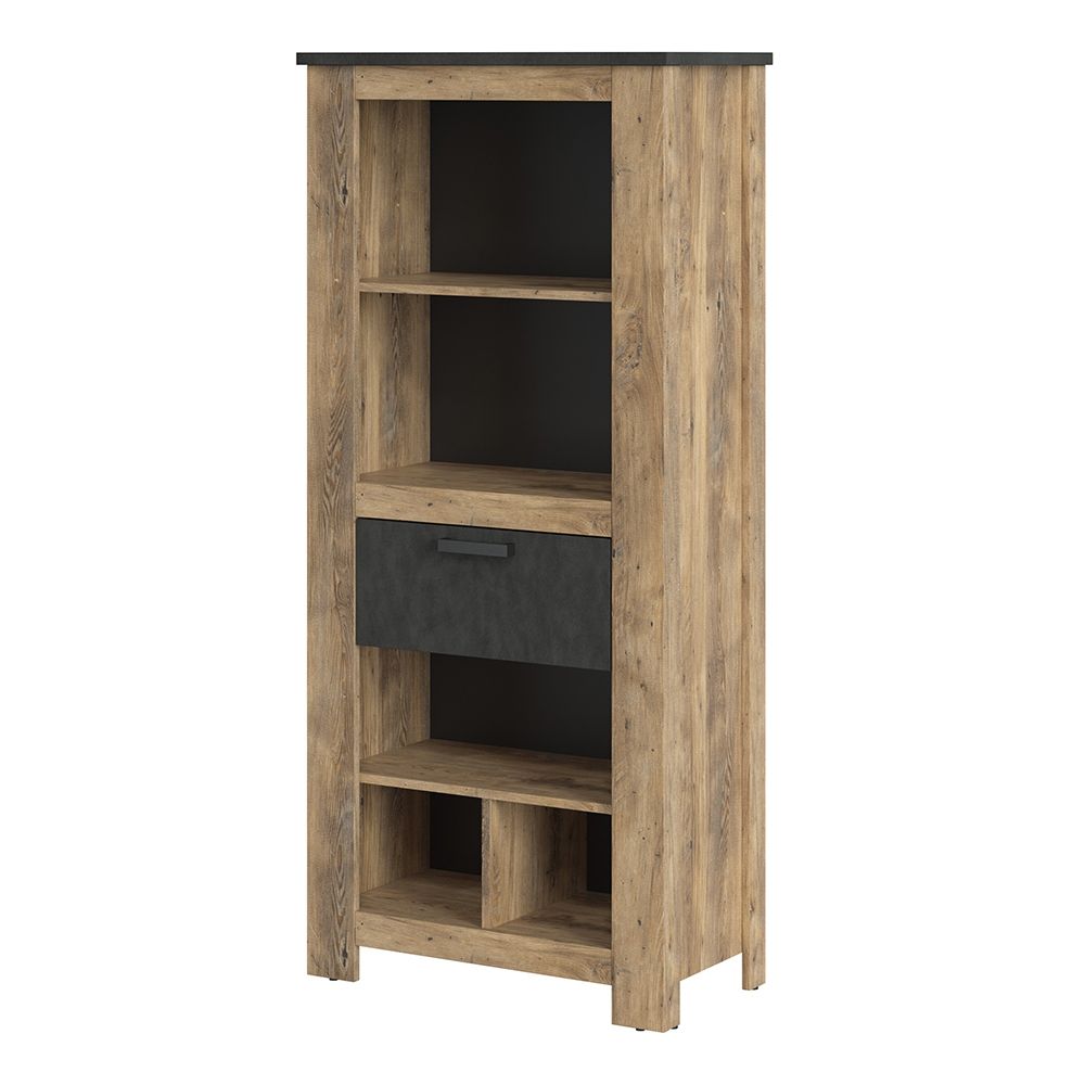 Rapallo 1 Drawer Bookcase