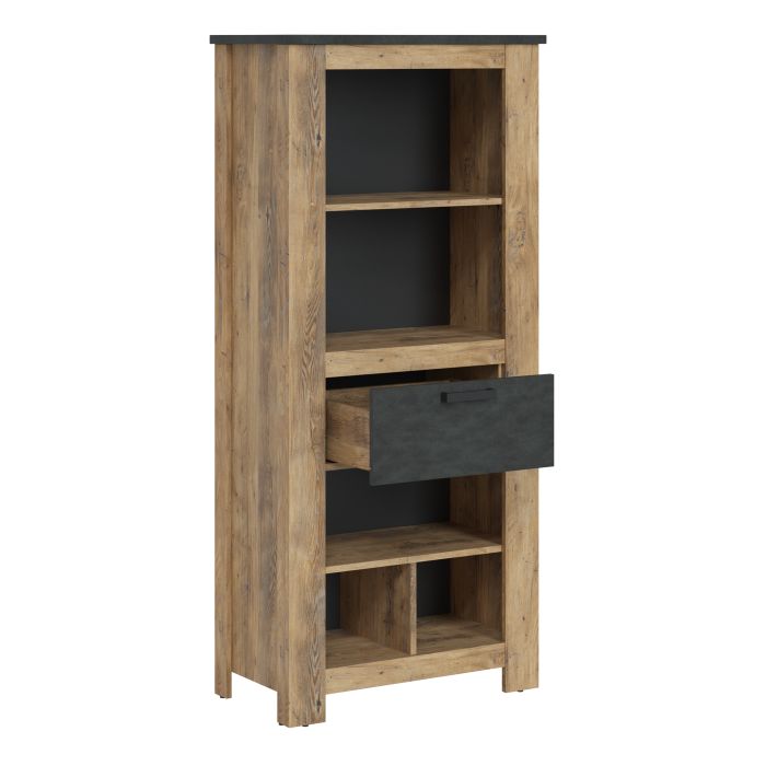 Rapallo 1 Drawer Bookcase