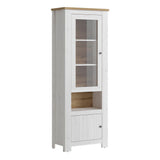 Celesto 2 Door Display Cabinet with LED Lights
