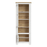 Celesto 2 Door Display Cabinet with LED Lights