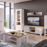 Celesto 2 Door Display Cabinet with LED Lights