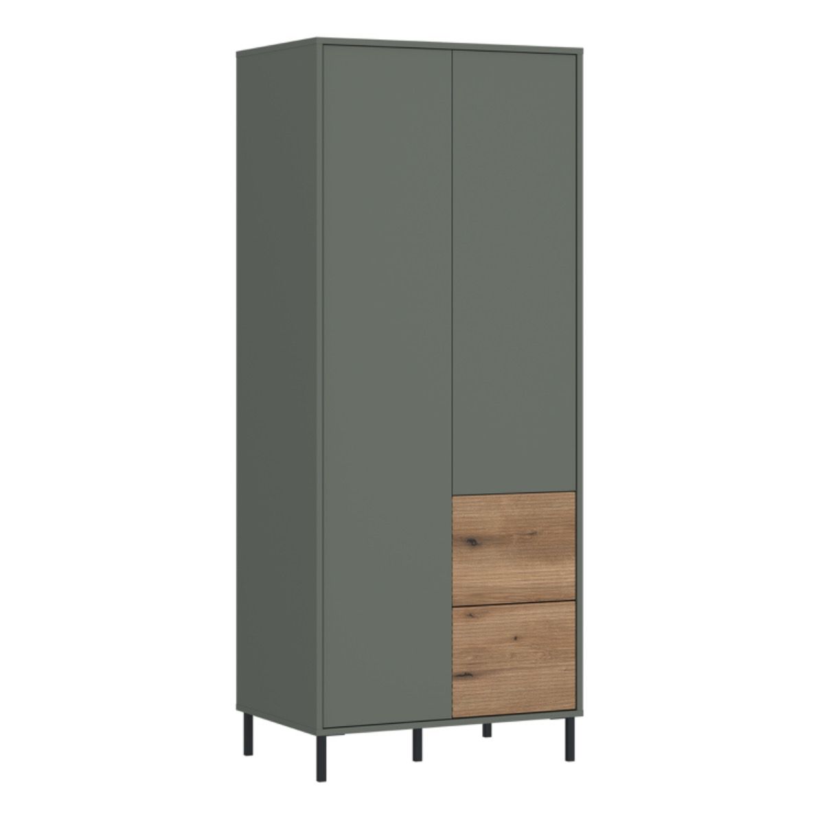 Darwin Wardrobe 2 Door 2 Drawer