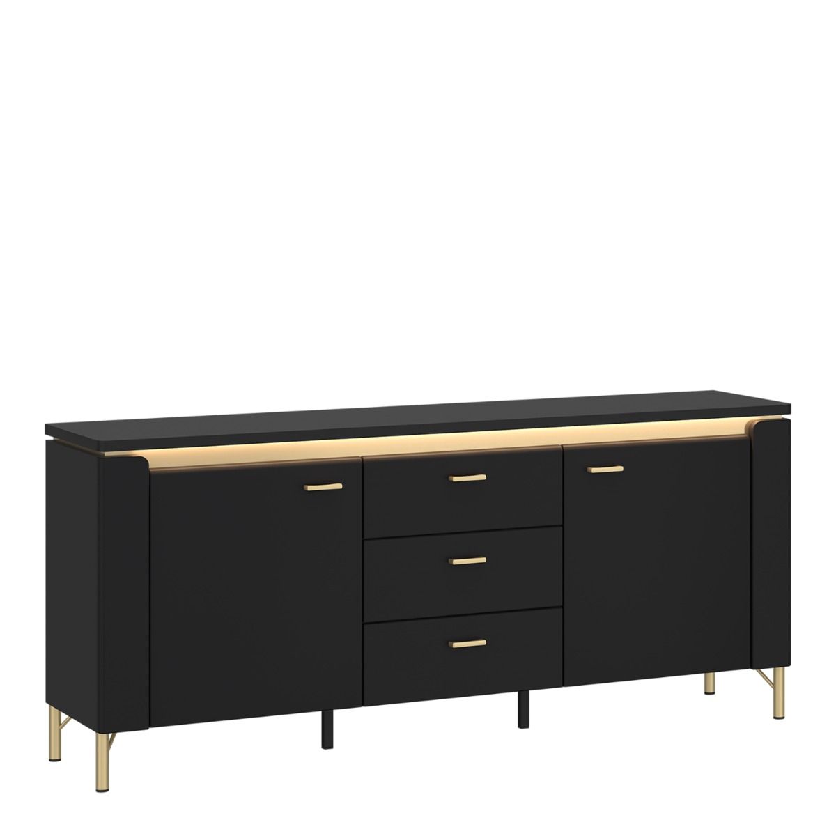 Genoa TV Cabinet 2 Door 3 Drawer 155cm Wide